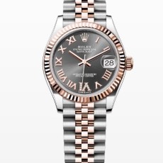 레플리카 롤렉스 데이저스트 에버로즈골드 그레이 로마 다이아 datejust rose rold roma diamond 31mm