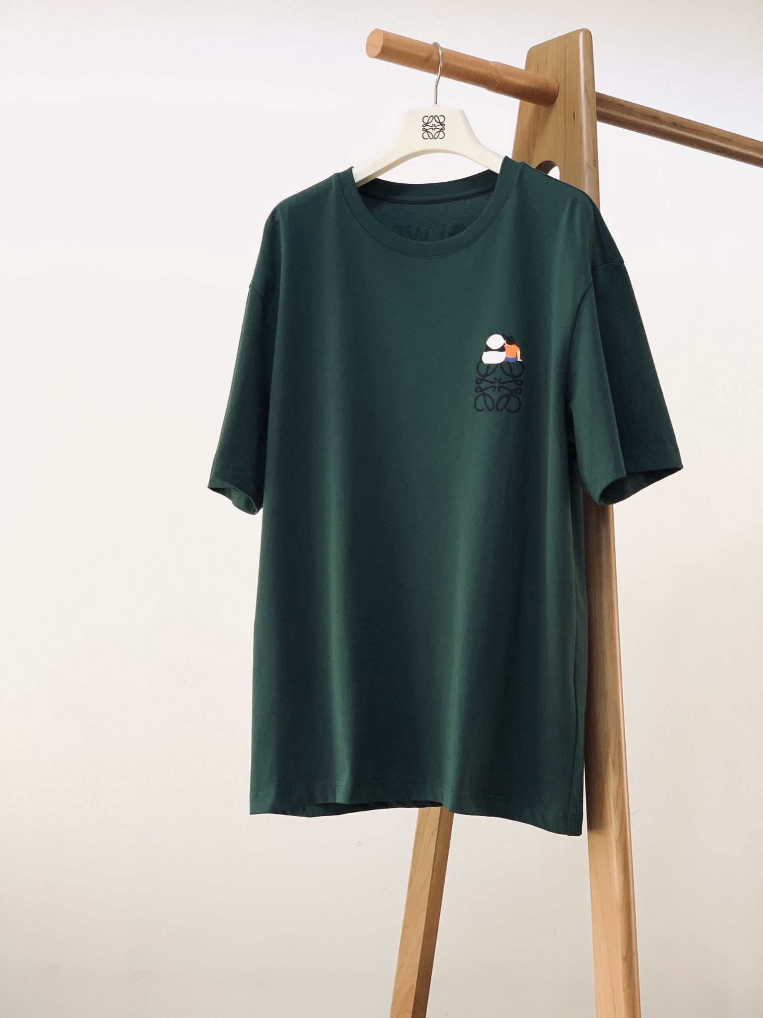 로에베 기본 프린팅 티셔츠 (2color)